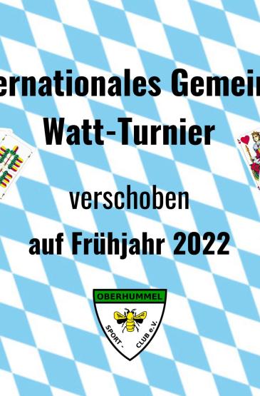 Internationales Gemeinde Watt-Turnier (verschoben