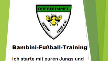 Bambini-Fußball-Training
